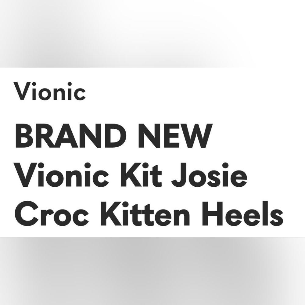 Vionic Sz. 10 Women's Black Crocodile Pattern Shoes - Picture 4 of 10